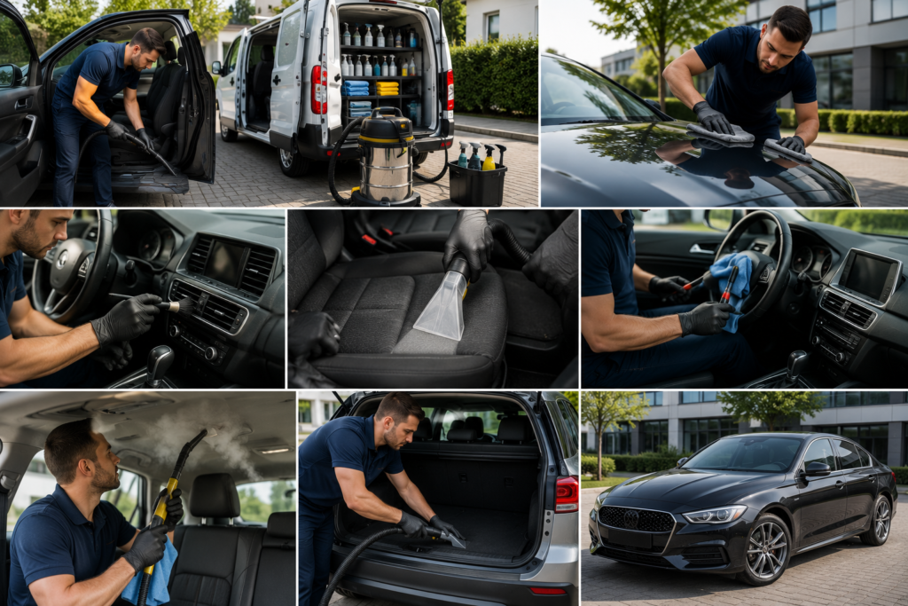 full mobile vehicle detailing – at your home or workplace
