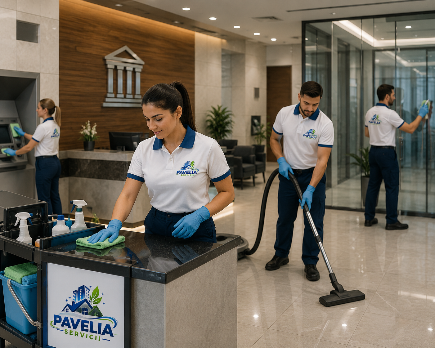 bank cleaning