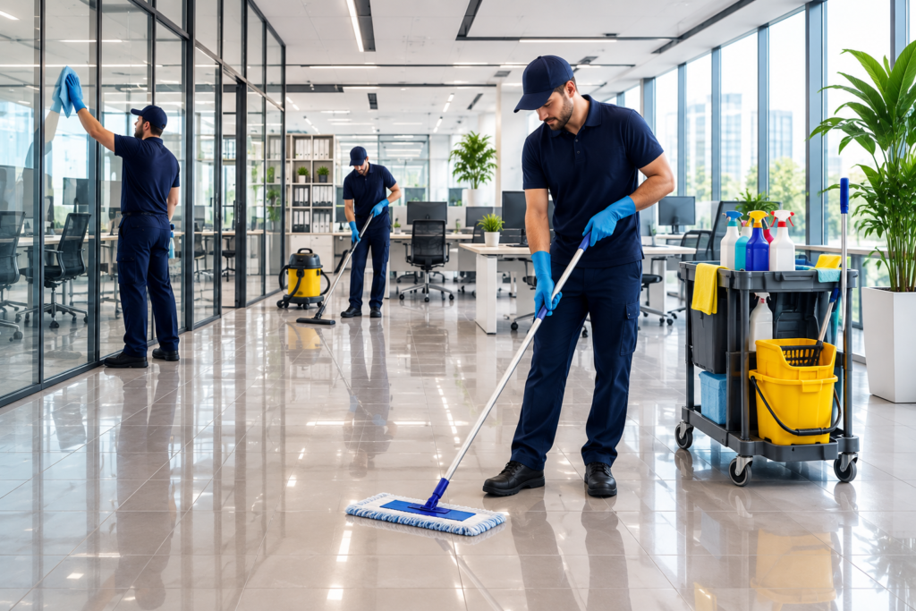 commercial space cleaning