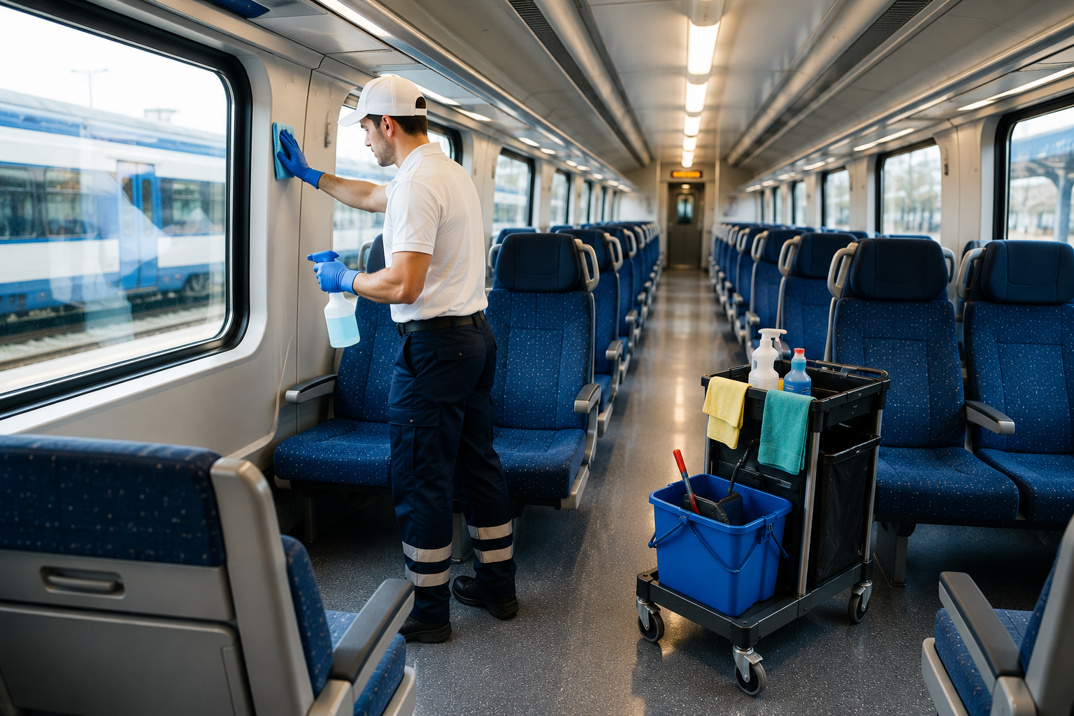 inside train