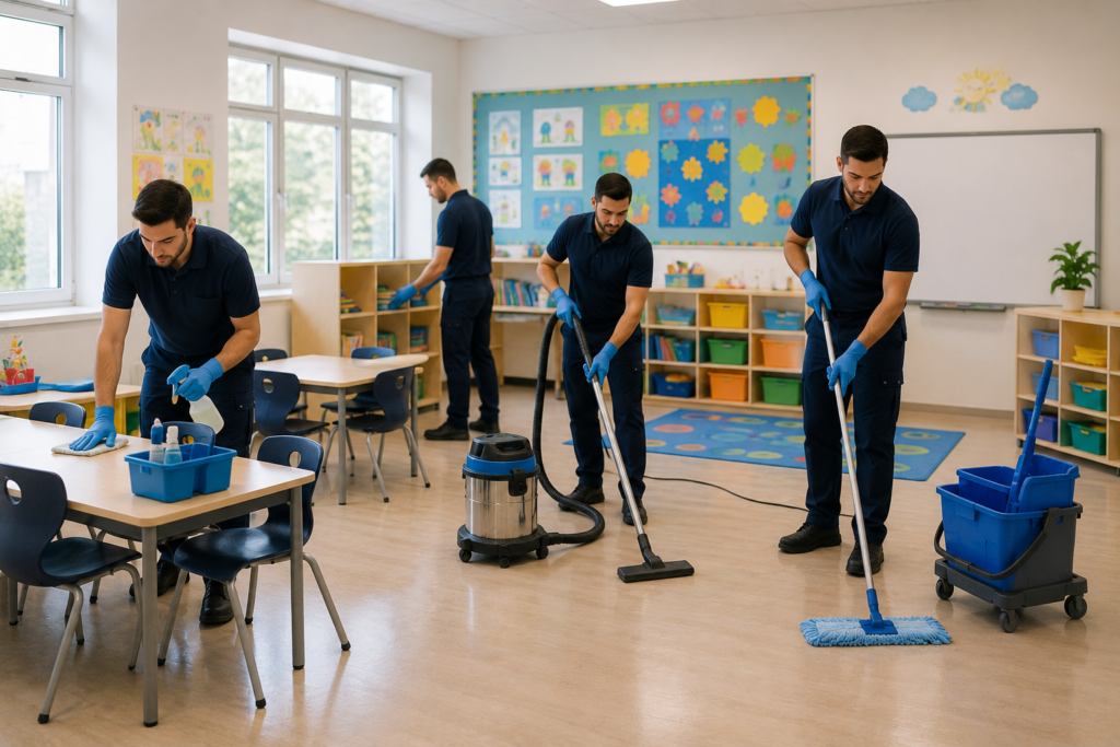 school cleaning