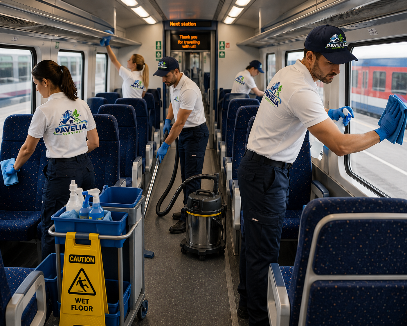 train cleaning